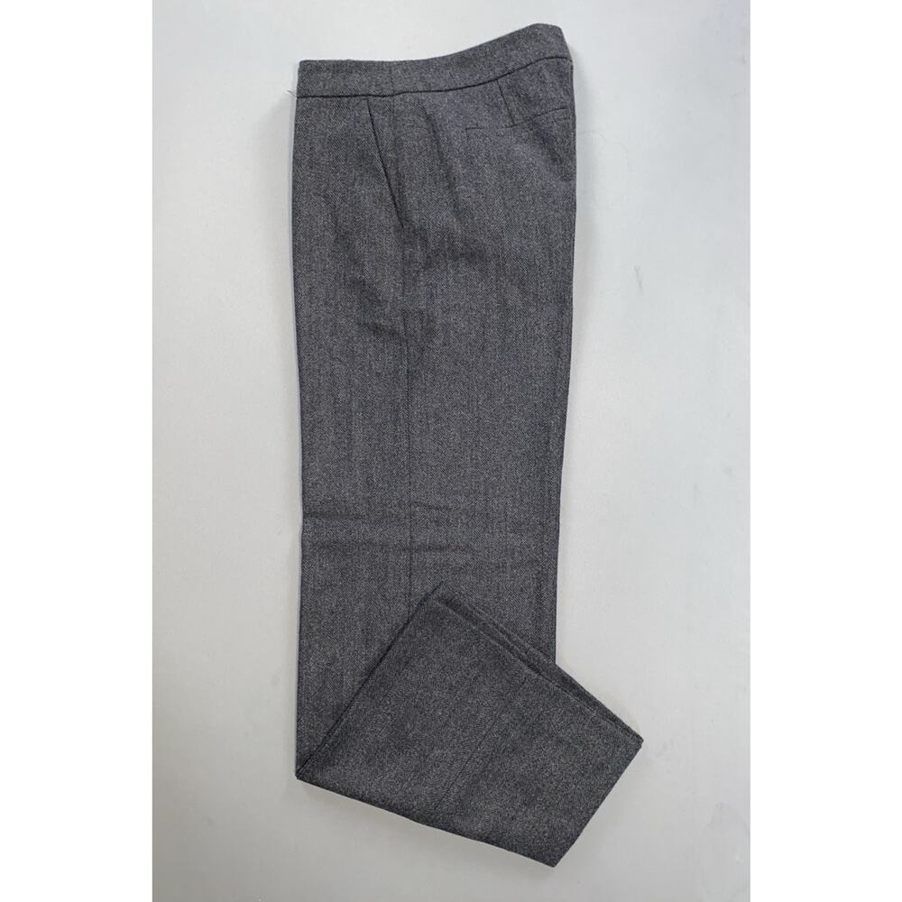 Boden Heritage British Tweed Wool Blend Wide-Leg Flare Flannel Pants. Women's 6.